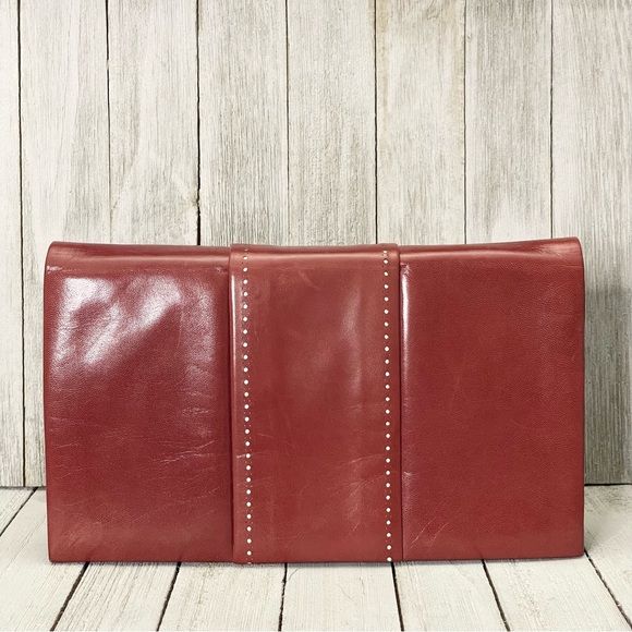 ANDREA PFISTER Italian Leather Convertible Crossbody Clutch - Picture 1 of 9